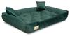 Velvet Dog Cat Bed Couch Playpen Gray 4 Sizes