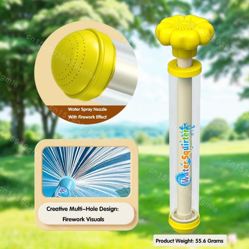 Водяной пистолет с инерционным механизмом для игр на открытом воздухе, для пляжа, бассейна, газона, интерактивных летних игрушек с распылителем воды для детей.
