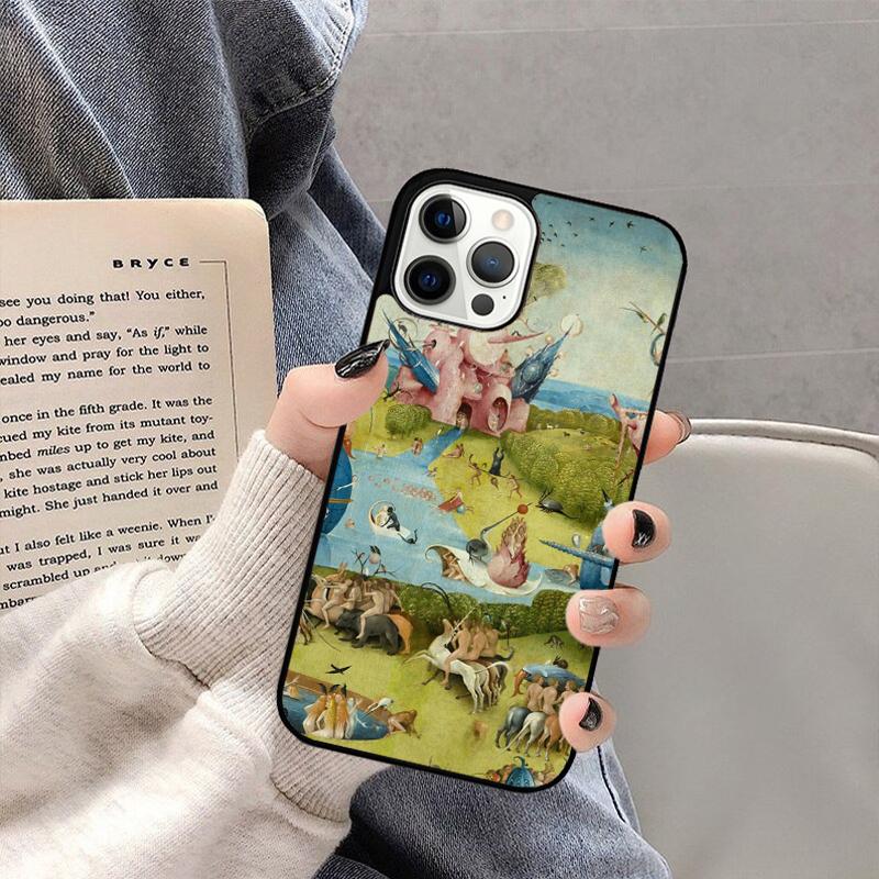 Hieronymus Bosch Art Phone Case For iPhone 17 Air 16 15 14 plus 11 12 13 Pro Max coque Cover Shell