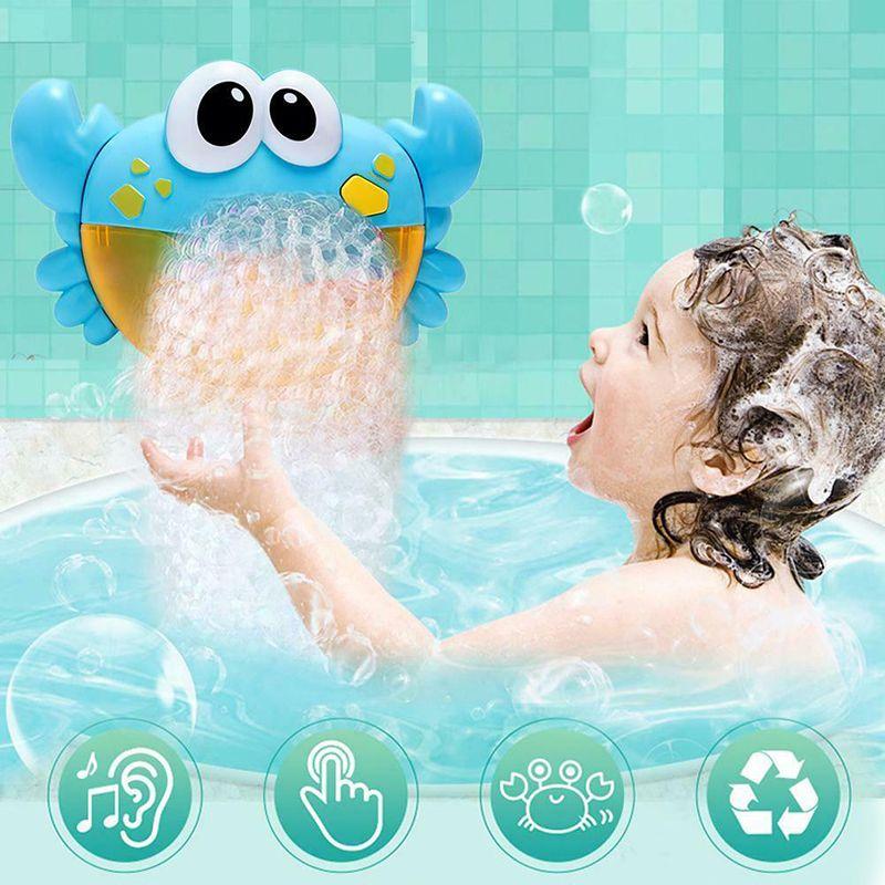Premium Quality Crab Bubble Maker And Music Toy For Baby Bath Time Entertainment