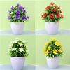 Орнамент Искусственные цветы Искусственные растения Украшение стола в горшках Искусственные цветы Маленькие растения