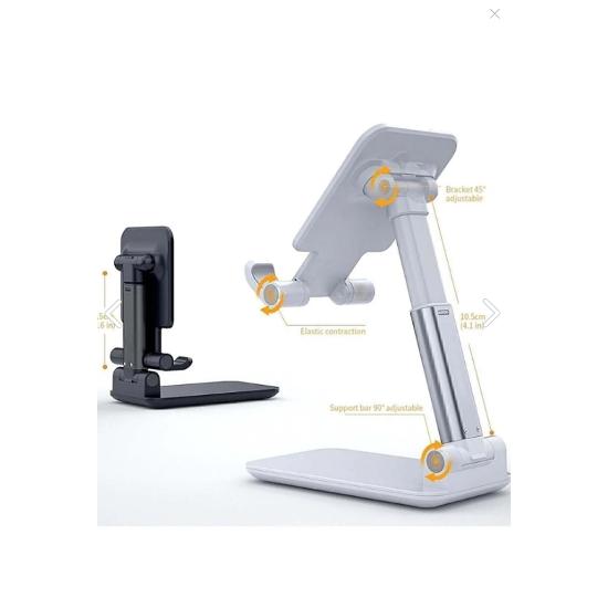 Настольная подставка для планшета и телефона, двухуровневая регулируемая длина