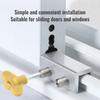 4 шт. Ограничители для окон для детской безопасности Домашняя безопасность для окон Замок с ключом Замки безопасности для окон для вертикального скольжения