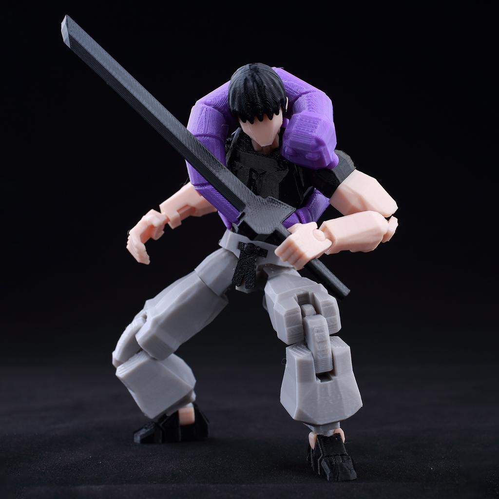 9L3D Печатный Счастливый Макет 13 Jujutsu Kaisen Фушигуро Тодзи Аниме Многосуставные Трансформирующиеся Игрушки Фигурки Действия Макет Манекена