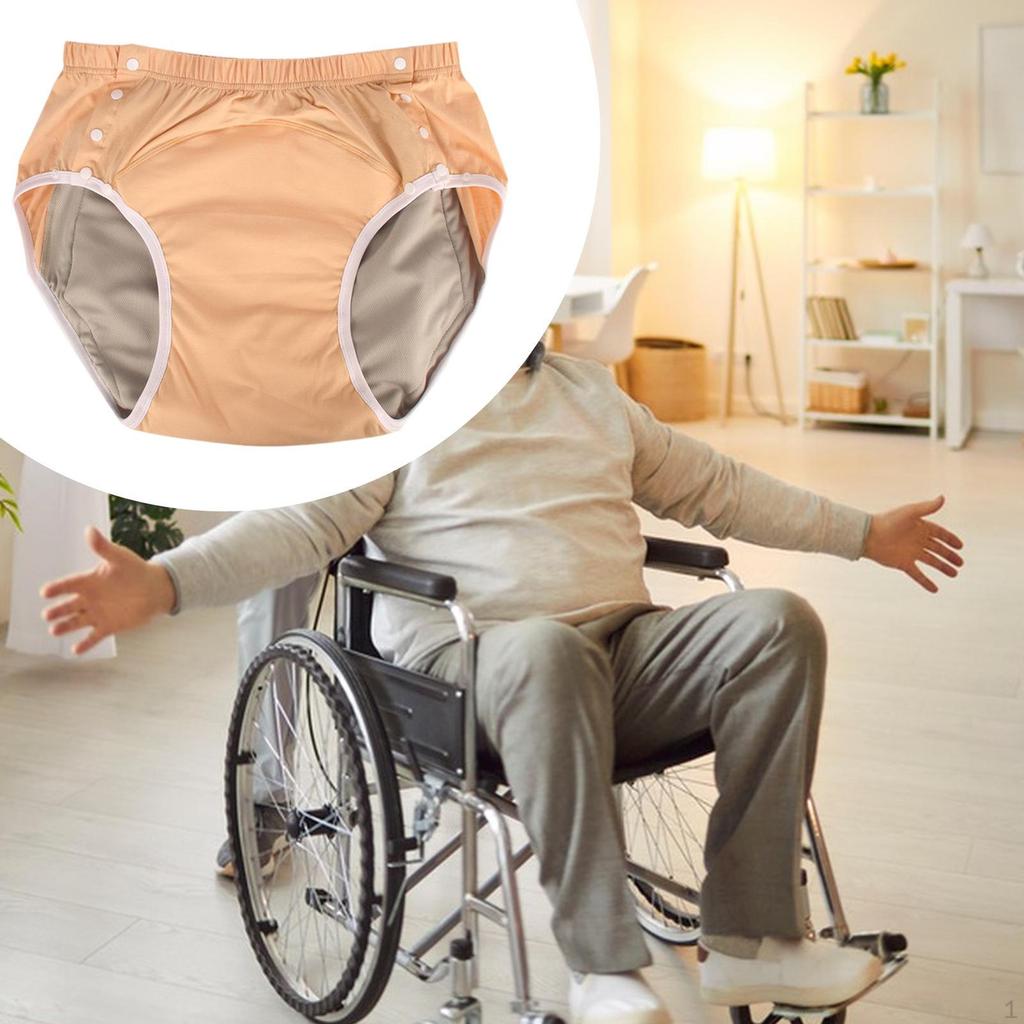 Непромокаемые трусы для взрослых, тканевые подгузники, защитные трусы для женщин и мужчин