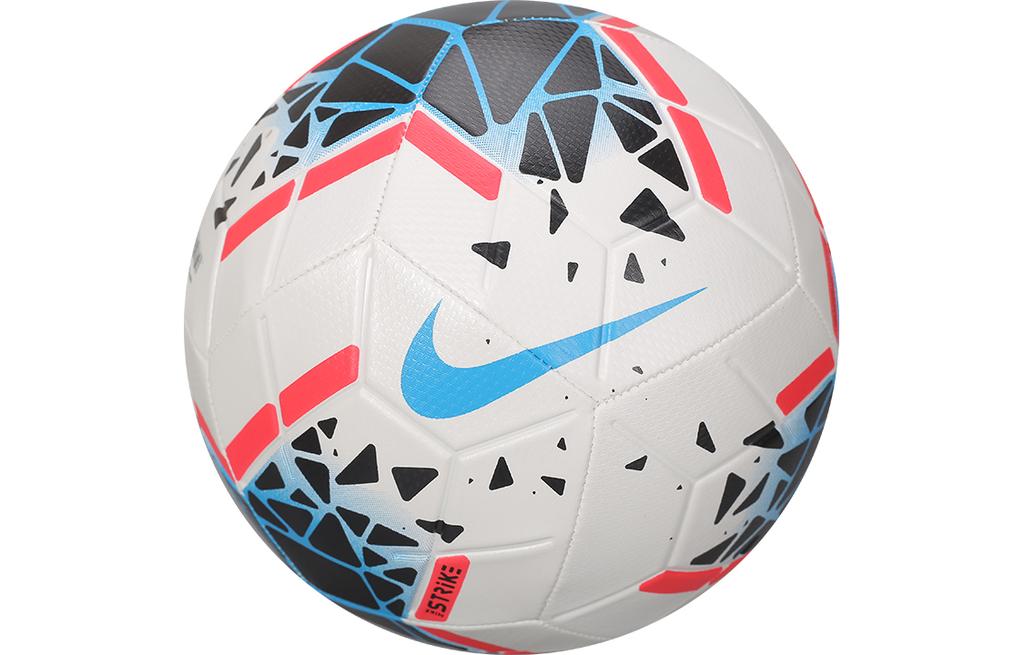 Nike Футбольный мяч размера 5 Резиновый износостойкий Машинная строчка Футбольный мяч Унисекс Белый Красный Черный SC3639-106