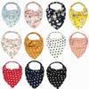 Pretty Triangle Polk Dots Print Chiffon Hair Scarf for Women Ladies Kitchen Oil Protection Outdoor Shopping Head Wears