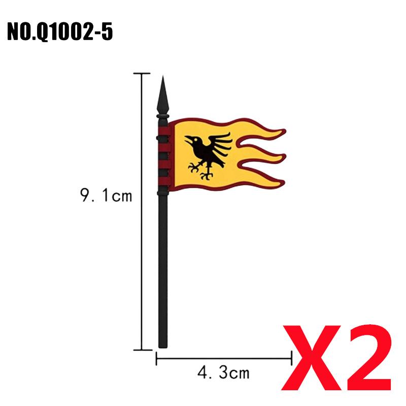 Набор средневековых строительных блоков с солдатами, лошадьми и настраиваемой броней для детей от 6 лет