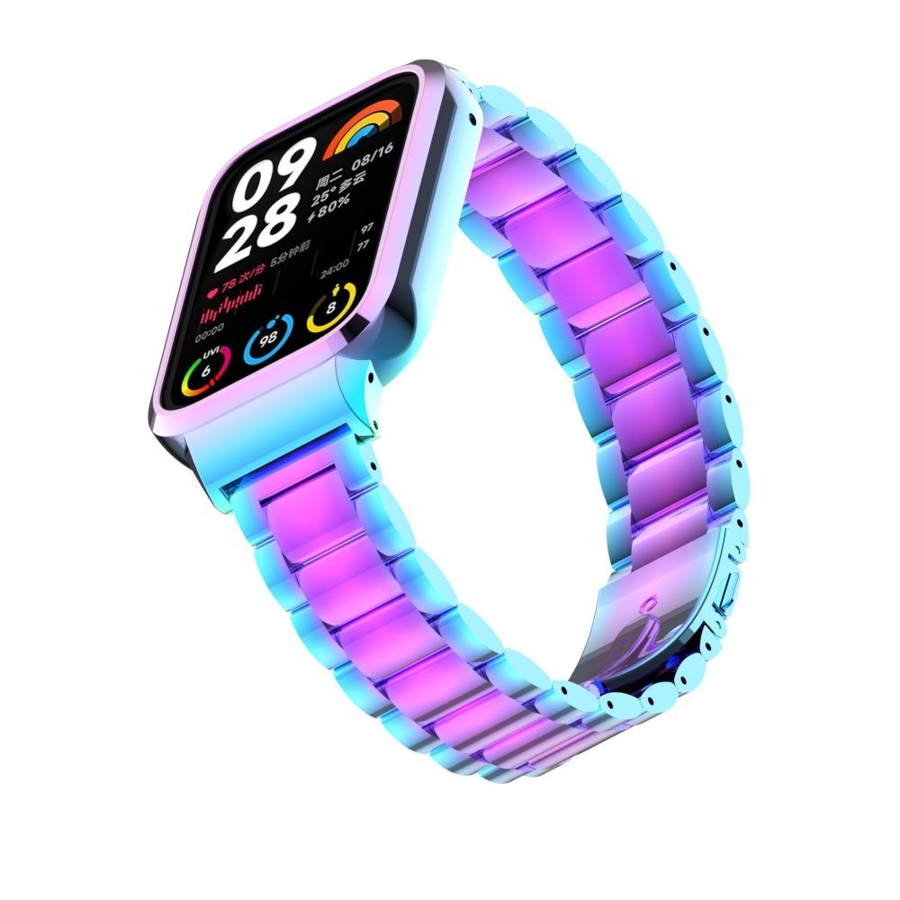 Для Xiaomi Mi Band 8 Pro Ремешок из нержавеющей стали Металлический ремешок Защитный чехол-рамка для mi band 8 pro Защитный браслет Каркасы