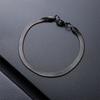 Fashion Cuban Chain Bracelet Men Black Snake Bone Link Braslet Boyfriend Gift Hiphop Cool Biker Hand Accessories Wrap Braclet