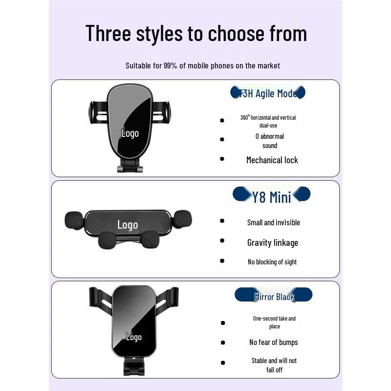Geely Binyue/COOL Car Phone Holder: 2018-2024 Air Vent Navigation Mount