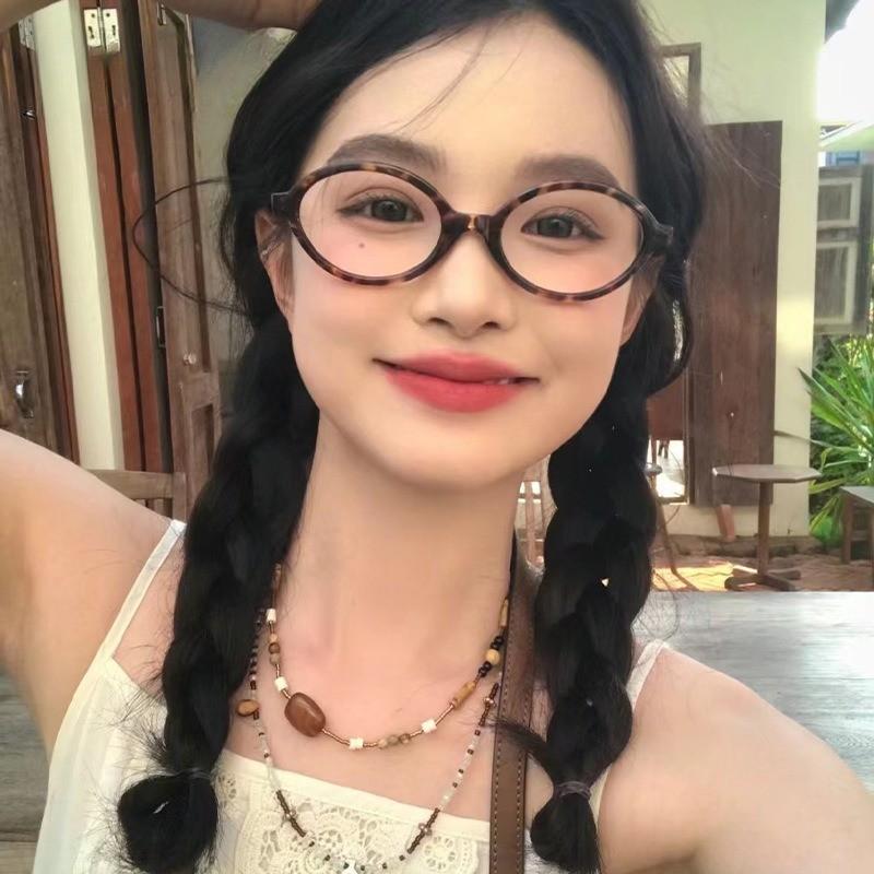 4 шт. Ретро Овальные Очки Леопардовая Оправа Очки для Чтения Защита от Синего Света