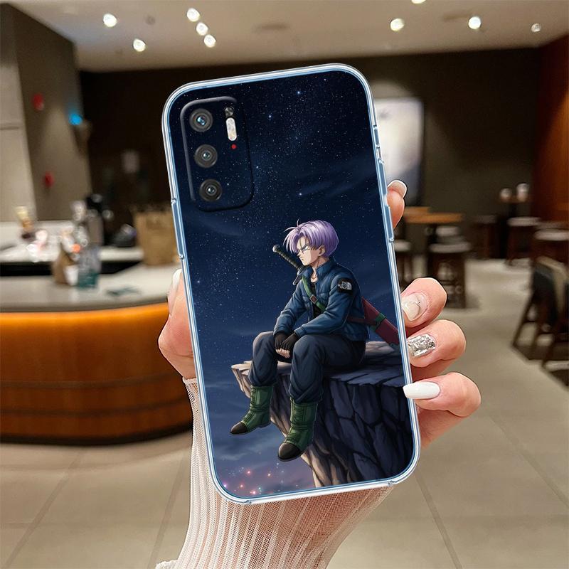 RE27 Чехол для телефона Dragon Ball Trunks Прозрачный для Motorola Moto G7 G8 G9 G84 G85 G73 G24 G15 Z2 Play Power Plus