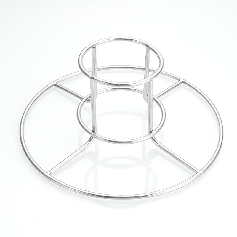 Решетка для жарки курицы с антипригарным покрытием из пищевой нержавеющей стали, вертикальный держатель для курицы, сковороды для барбекю, кухонные аксессуары