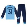 Manchester City FC Boys Ederson M. 31 Long Pyjama Set