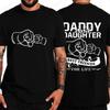 Fashion Family Matching Outfits Daddy and Daughter T-Shirts Oversized Tops Father's Day Gift Short Sleeve Tees Kids Clothing