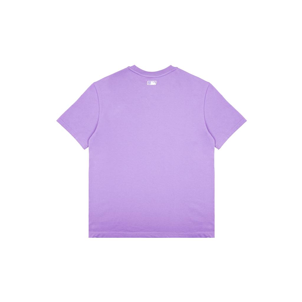 New MLB Set in Sleeve T Shirt Unisex Purple 31TS11131-50V