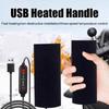 3 Gear Temperature Control Motorcycle Handlebar Warmer Non-slip Protection Electric Heating Handle Grips Warm Breathable