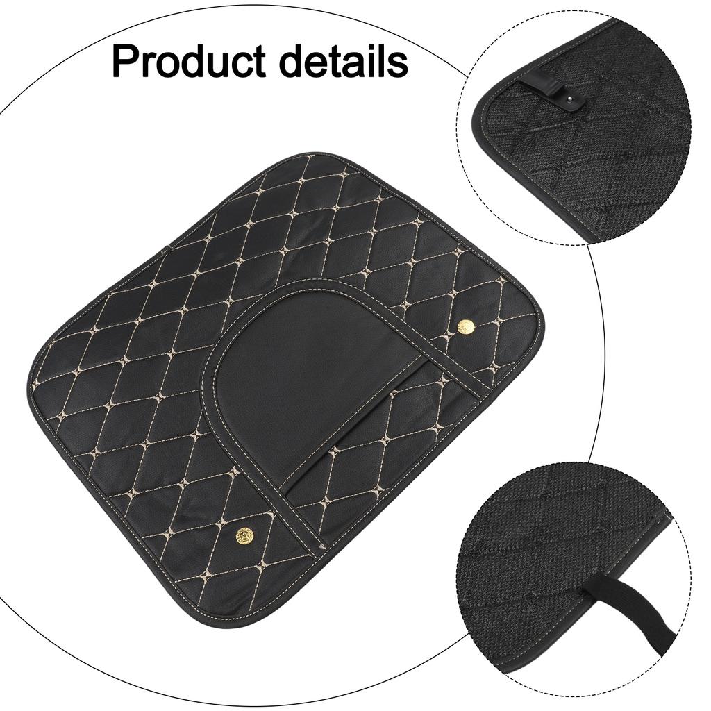 Anti Scratch Pad Car Anti kick Mat For Family Trips Wear Resistant High Quality Leather Protective Pad Scratch Resistant