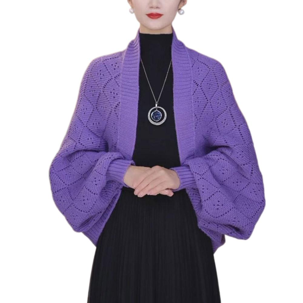 False Collar Knitted Shawl Outwear Shoulder Evening Prom Cape New Autumn Winter Scarf Party
