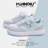Global Retro Board Shoes Women's ZHQ68215 New Popular Spring Season Platform Women's Shoes Versatile Fashion Casual Shoes