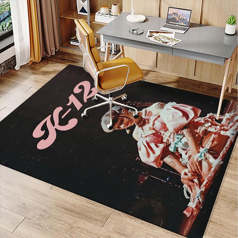 Melanie Martinez Polyester Carpet, Soft Indoor Mat for Office Chair, Living Room, Computer Desk - Decorative Home Office Rug Design
