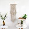 Macrame Wall Art Handmade Cotton Wall Hanging Tapestry with Lace Fabrics Bohemian Hanging Decoration Best Gift