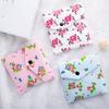 Floral Printed Cotton Sanitary Pads Storage Bag Lady Girl Menstrual Cup Pouch Nursing Pad Holder