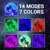 LED Rainbow Neon Night Light USB Sunset Lamp Background Atmosphere Lighting Projector Photography Wall for Bedroom Home Room