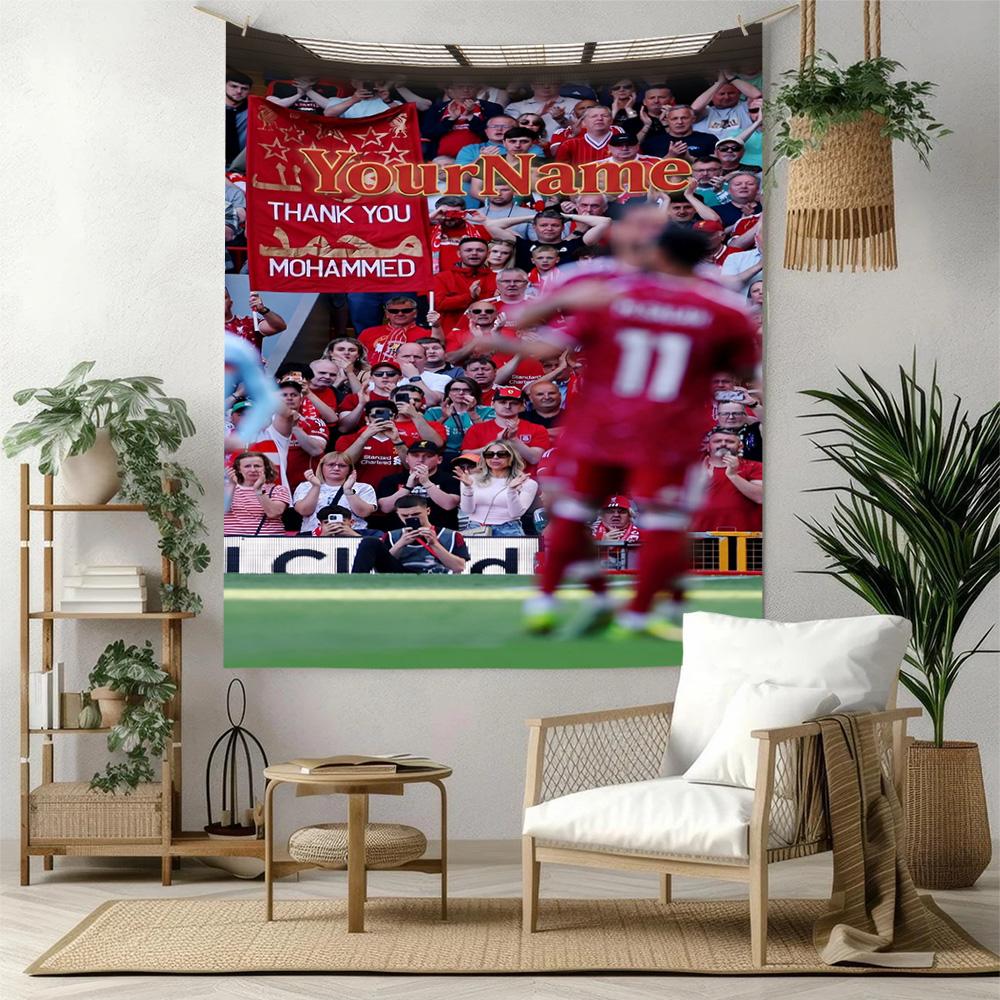 Liverpool Custom Your Name Wall Decor Tapestry Art For Pet Memorial Birthdaywedding Party Backdrop Family Gift