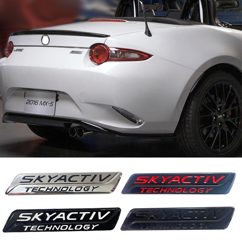 Skyactiv Technology Car Badge Car Emblem For M3 M5 Atenza Axela Trunk Badge Logo Sticker