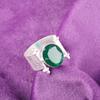 Натуральный Зеленый Оникс Драгоценный Камень Серебро 925 пробы Ювелирные Изделия Ручной Работы Обручальное Кольцо RR-22-15