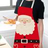 Рождественский фартук из хлопка и льна Merry Xmas Фартук Рождественские фартуки для рождественской вечеринки Aldult