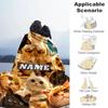 1PC Custom Name "Kitty Cats Collage" flannel blanket versatile,all-season throw suitable for the living room,bedroom,camping,travel,and gift