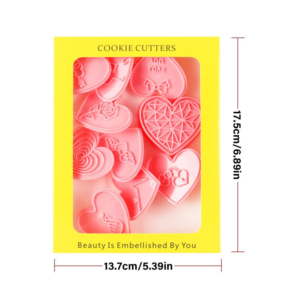 Формы для печенья пищевого класса Формы для печенья Серия ко Дню Святого Валентина Маленькие формы для печенья, подходящие для особых поздравлений