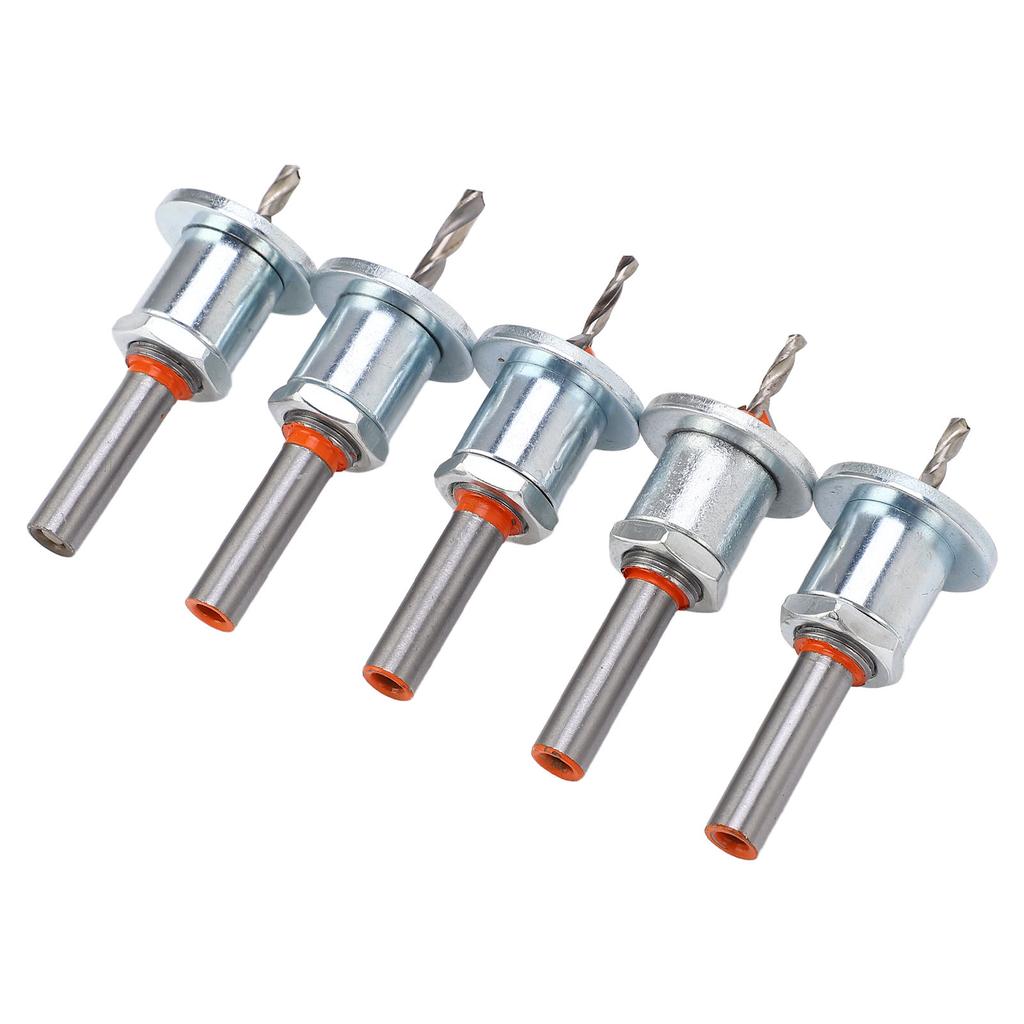 5Pcs Countersink Drill Bit Alloy Steel Adjustable Tapered Countersink Self Tapping Screw Drill Bit