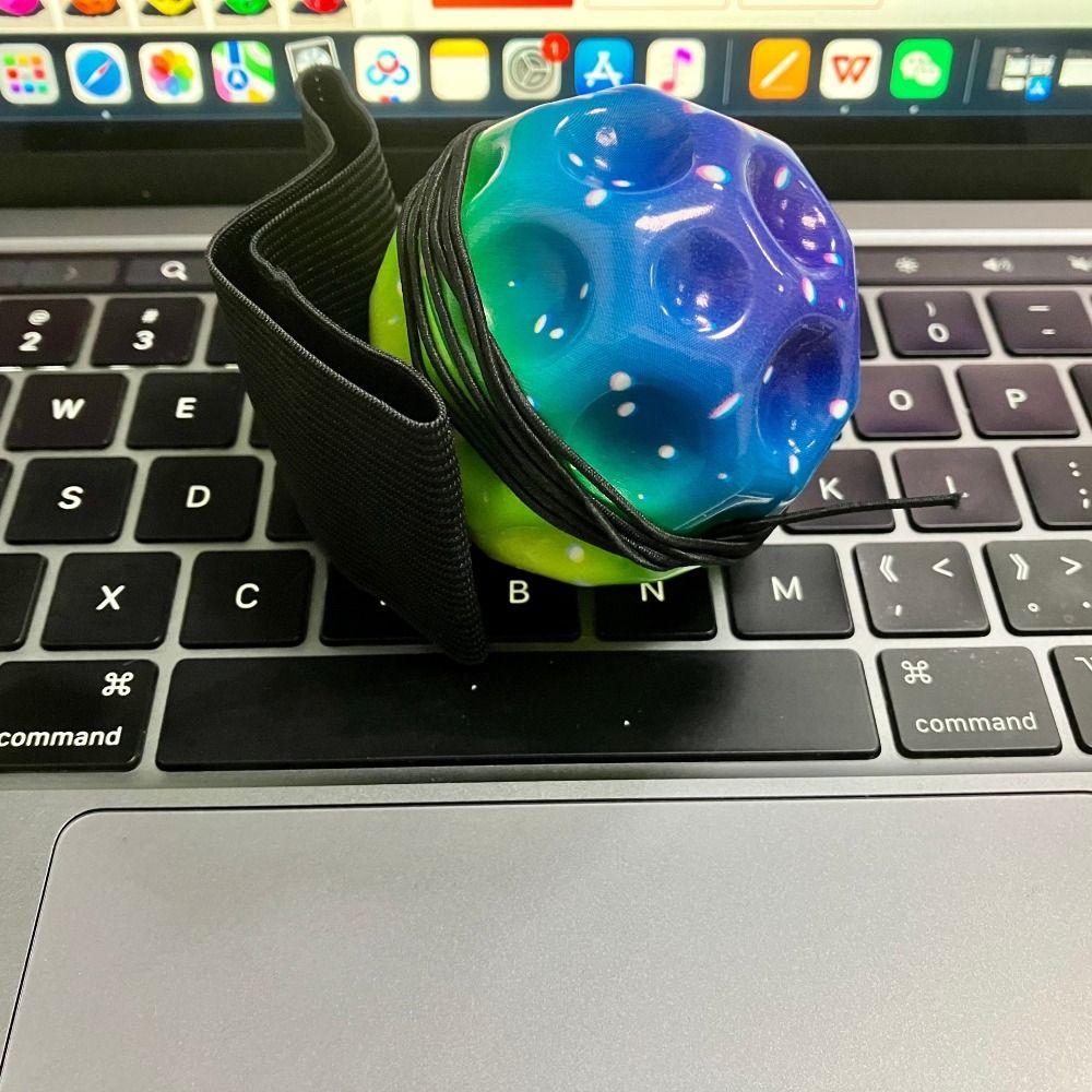 Hand Ball Game Wrist Return Rubber Ball Exercise Wrist Elastic Ball High Bouncing Ball  Kids Toy