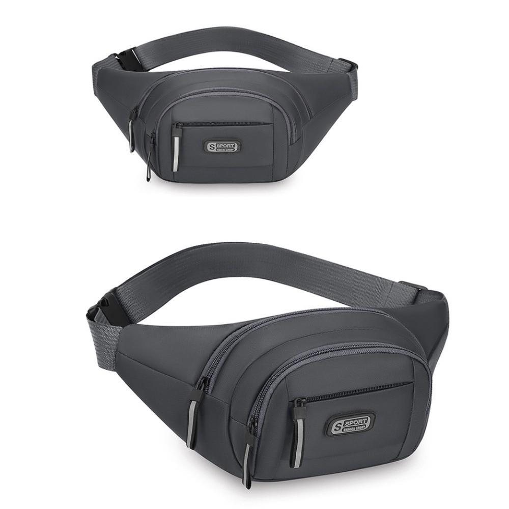 Large Capacity Mobile Waist Bag Wear-resistant Sports Walking Bag Fashion Men Chest Bag Riding