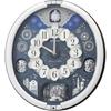 Seiko Часы Тройной Выбор Кварцевые Настенные Часы с Мелодией Серебристые Аналоговые 443x405x97мм
