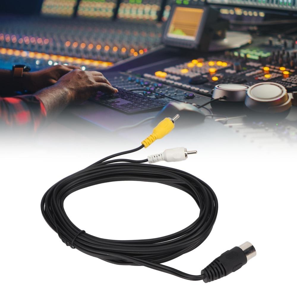 9.8ft DIN 8Pin to 2RCA Cable Plug and Play DIN 8Pin Male to 2RCA Male Old Audio Equipment
