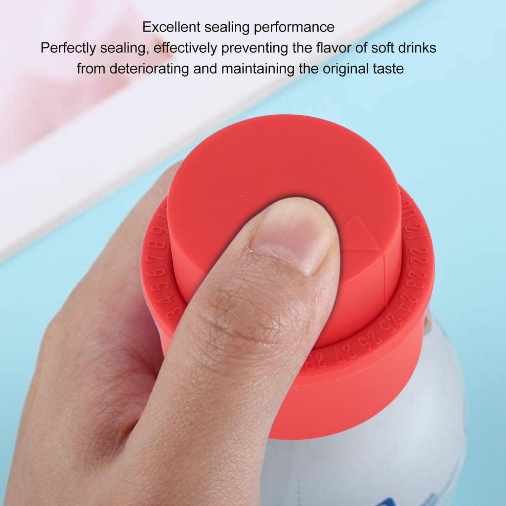 3pcs Soda Bottle Stopper Professional Press Type Sealing Reusable Beverage Bottle Covers for Soda Beverage Bottles
