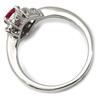NON BRAND - Ruby 0.63ct Diamond 0.48ctRing ring Pt900/Ruby #10(JP Size) Array