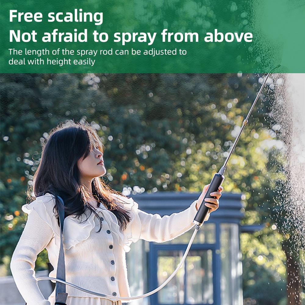 Садовый опрыскиватель с питанием от аккумулятора, электрический опрыскиватель емкостью 1,32 галлона/5 л с перезаряжаемой ручкой USB
