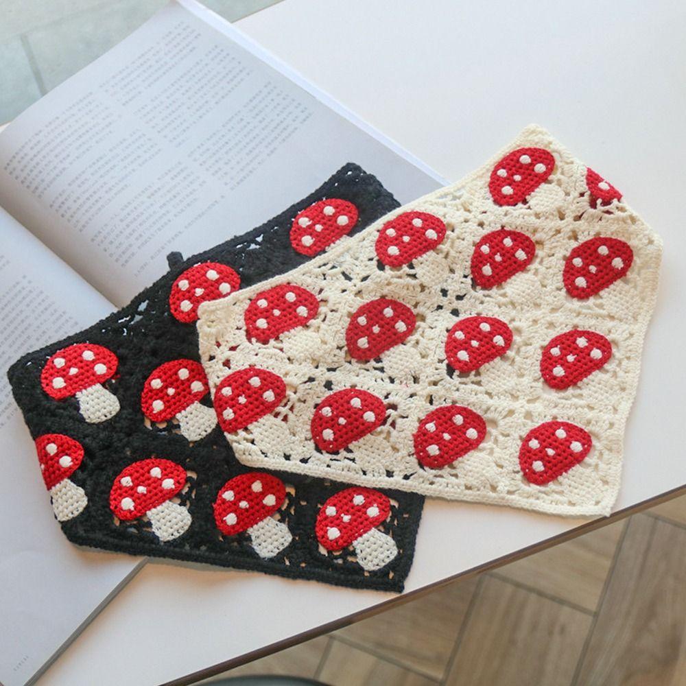 Mushroom Shape Hairband Cotton Headband Fashion Knit Headwear Women