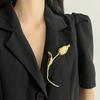 Exquisite Tulip Brooch Electroplate Suit Charm Deco Fashion Flower Bud Brooch  Party