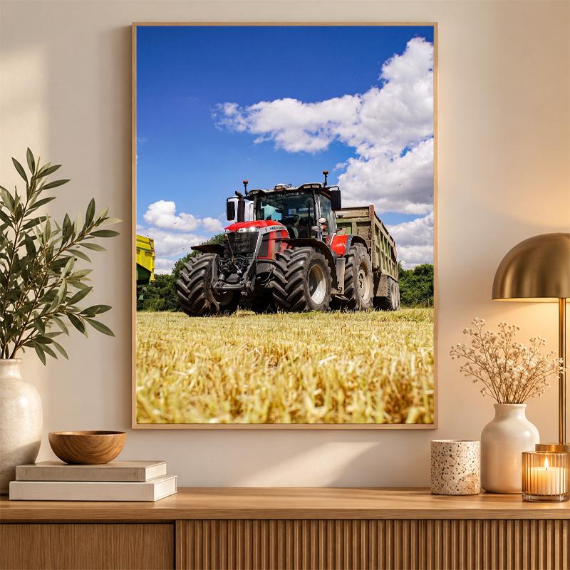 Massey Ferguson Diamond Painting Kit 5D Full Drill DIY Diamond Mosaic Wall Art Home Decor