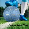 Custom Text Size 5 Soccer Ball, Standard Match Football For OutdoorFallout Vault Boy