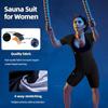 Костюм для сауны для женщин, формирователи пота, боди для похудения, корректирующее белье, рубашка, тренажерный зал, куртка на молнии, тренажер для талии, жилет, формирователь тела, шорты для сауны
