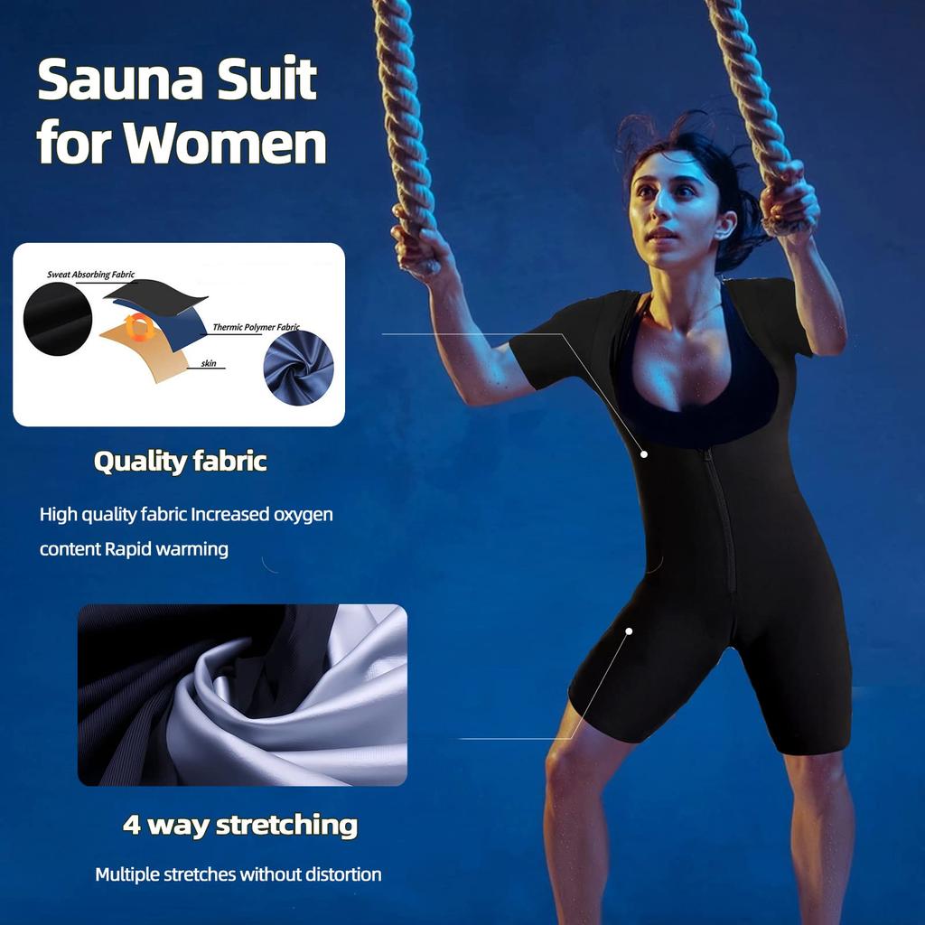 Костюм для сауны для женщин, формирователи пота, боди для похудения, корректирующее белье, рубашка, тренажерный зал, куртка на молнии, тренажер для талии, жилет, формирователь тела, шорты для сауны