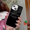 Арабские Цитаты Слова Чехол для Телефона Закаленное Стекло Для Iphone 14 13 12 11 Pro Mini XS MAX 14Plus X XS XR Fundas